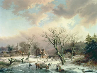 Winters tafereel